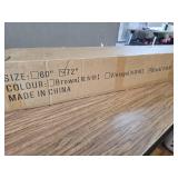 $176 Fireplace Mantel 72inch - Solid Wood Mantel Shelf (Black)