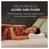 $93 Tempur-Pedic TEMPUR-Ergo Neck Pillow, Medium Profile, White