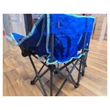 $60 SUNNYFEEL Kids Folding Double Camping Chair, Portable, Blue