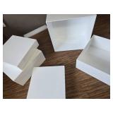 Suzile 5 Pcs Acrylic Buffet Risers Display Box Cube 5 Sided Riser