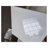 Suzile 5 Pcs Acrylic Buffet Risers Display Box Cube 5 Sided Riser