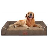 $59 NANUYA XL Dog Bed Orthopedic Washable Memory Foam - Brown