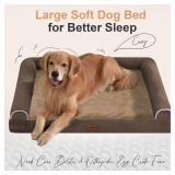 $59 NANUYA XL Dog Bed Orthopedic Washable Memory Foam - Brown
