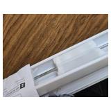 Calyx Interiors Cordless Faux Wood Blinds, 35"W x 60"H, Pure White
