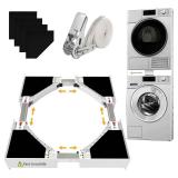 Universal Washer Dryer Stacking Kit, Adjustable 29"-24" with Strap