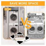 Universal Washer Dryer Stacking Kit, Adjustable 29"-24" with Strap