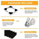 Universal Washer Dryer Stacking Kit, Adjustable 29"-24" with Strap