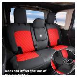 $240 GIANT PANDA Jeep Wrangler 4 Door 2018-2025 Seat Covers
