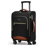 $82 LOVEVOOK 20x14x9 Softside Carry On with Wheels and TSA Lock