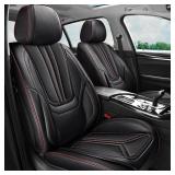 $130 Luxury Leather Car Seat Covers, Waterproof, Universal Fit