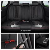 $130 Luxury Leather Car Seat Covers, Waterproof, Universal Fit