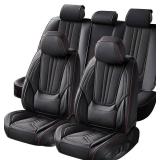 $130 Luxury Leather Car Seat Covers, Waterproof, Universal Fit
