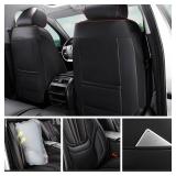 $130 Luxury Leather Car Seat Covers, Waterproof, Universal Fit
