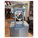 $140 Aluminum Carry On Luggage 22x14x9, TSA Lock, Silver, 20 Inch