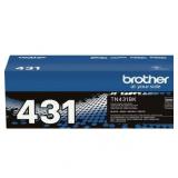 $86 Brother TN431BK Standard Yield Toner Cartridge, Black