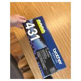 $86 Brother TN431BK Standard Yield Toner Cartridge, Black