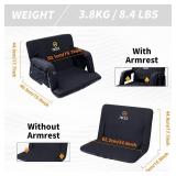 $160 Nice C Heated Massage Seat, Foldable Reclining Cushion