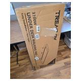 $110 Treadmill, 2.5HP Portable, 265 Lbs Capacity, Remote, LED