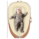 Baby Lounger - Infant Lounger for Newborn 0-24 Months, Pure Cotton