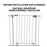 $60 Dreambaby Liberty Walk Thru Gate Set - Fits 29.5-36.5in, White