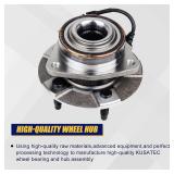 $66 KUSATEC 513189 Front Wheel Bearing & Hub for Torrent, Equinox, Vue