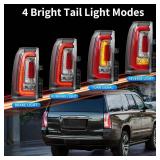 $140 LED Tail Lights Fit GMC Yukon/Yukon XL 2015-2020, Rear Brake