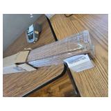$80 Calyx Interiors Bamboo Roman Shade, 46.5" W x 48" H, Chestnut