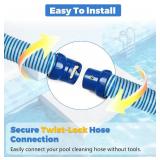 $75 Six Pack Pool Cleaner Hose, 39 in Vacuum Replacement Kit