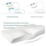 TWO Pack Contour Memory Foam Pillow Orthopedic, Ergonomic Cervical Pillow