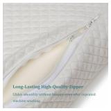 TWO Pack Contour Memory Foam Pillow Orthopedic, Ergonomic Cervical Pillow