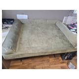 $123 Furhaven Orthopedic Dog Bed with Bolsters, Jumbo Plus, Dark Sage