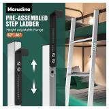 $70 Integrated Step Ladder, 57"-61" Height, 300 lbs Capacity
