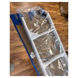 $70 Integrated Step Ladder, 57"-61" Height, 300 lbs Capacity