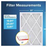 Filtrete 20x30x1 Air Filter, MERV 11, MPR 1000, 2 Pack
