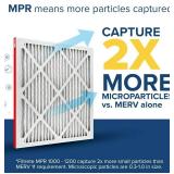 Filtrete 20x30x1 Air Filter, MERV 11, MPR 1000, 2 Pack