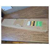 Calyx Interiors Cordless Faux Wood Blinds, 35"W x 60"H, Pure White