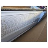 Calyx Interiors Cordless Faux Wood Blinds, 35"W x 60"H, Pure White