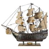 $135 SAILINGSTORY Wooden Pirate Ship Model Black Pearl 20.5"