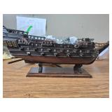 $135 SAILINGSTORY Wooden Pirate Ship Model Black Pearl 20.5"