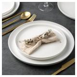 $60 AmorArc Dinnerware, Stoneware, Chip-Resistant, 12pc Set