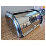 $46 Flexzion Stainless Steel Bread Box (17 inch) with Roll-Up Lid