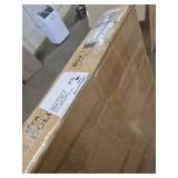 $155 Techni Mobili L Shaped Desk - Two-Toned Desk with Drawers