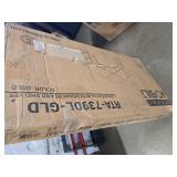 $155 Techni Mobili L Shaped Desk - Two-Toned Desk with Drawers