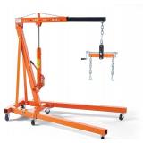 $216 Albott 2-Ton Hoist, 4400 LB Capacity, Foldable, 6 Wheels