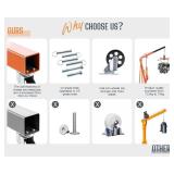 $216 Albott 2-Ton Hoist, 4400 LB Capacity, Foldable, 6 Wheels
