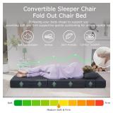 $260 Folding Sofa Bed, 4 in 1 Convertible Sleeper Chair with Pillow