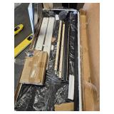 $130 Allewie Full Bed Frame/Velvet Upholstered/Tufted Headboard.