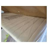 $130 Allewie Full Bed Frame/Velvet Upholstered/Tufted Headboard.