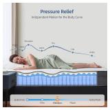 $190 Queen Mattress, 10 Inch Hybrid, Soft, Comfortable
