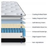 $210 Full Size Mattress, 10 Inch Hybrid, Pocket Spring, Medium Firm